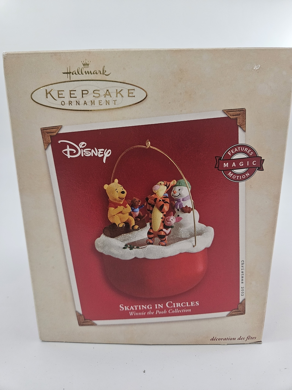 HALLMARK Keepsake 2002 Skating In Circles Christmas Ornament -  Winnie Pooh